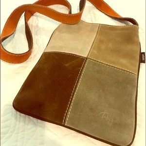 Tabique leather shoulder bag